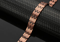 Fashionable Magnetic Energy Red Copper Bracelet Unisex Magnetic Red Copper Bracelet
