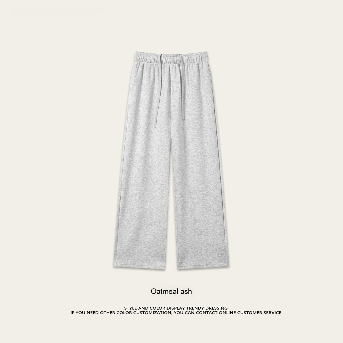 Mens Loose-fitting Casual Drawstring Sweatpants