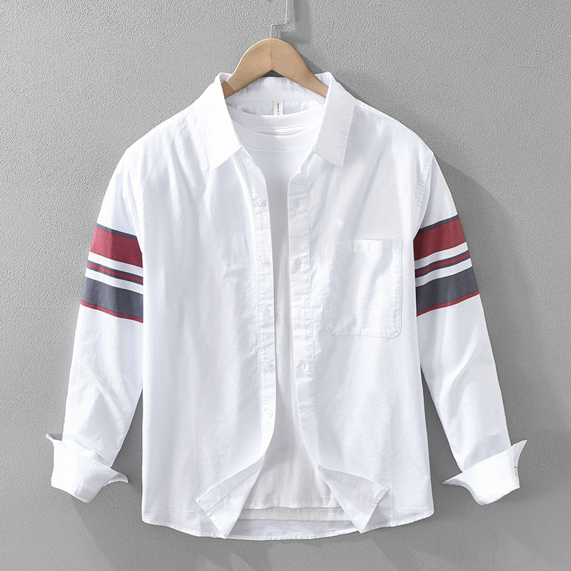 Mens Stylish Casual Versatile & Relaxed-fit Artistic Top