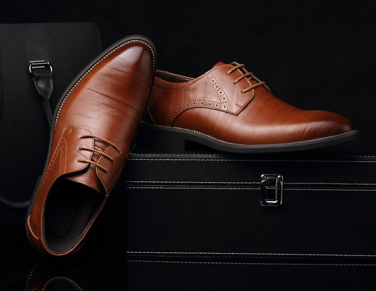 Men’s Leather Business Casual Shoes