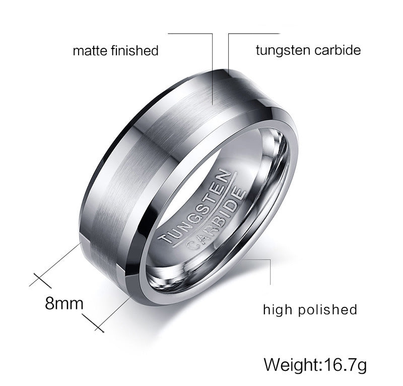 Tungsten steel ring