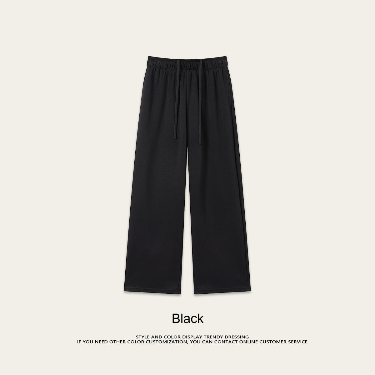 Mens Loose-fitting Casual Drawstring Sweatpants