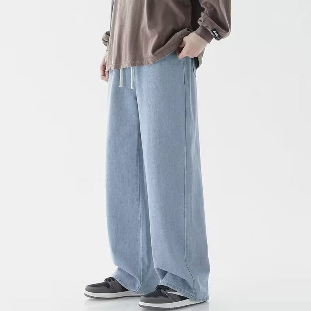Fashion Personality Wide Leg Casual Long Pants Men