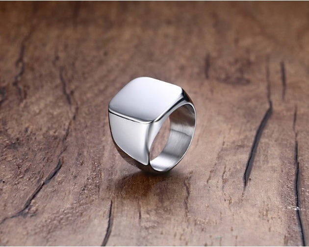 Simple flat face ring