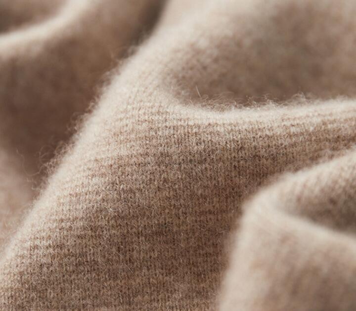 Fall Winter Men Solid Color Cashmere Pants