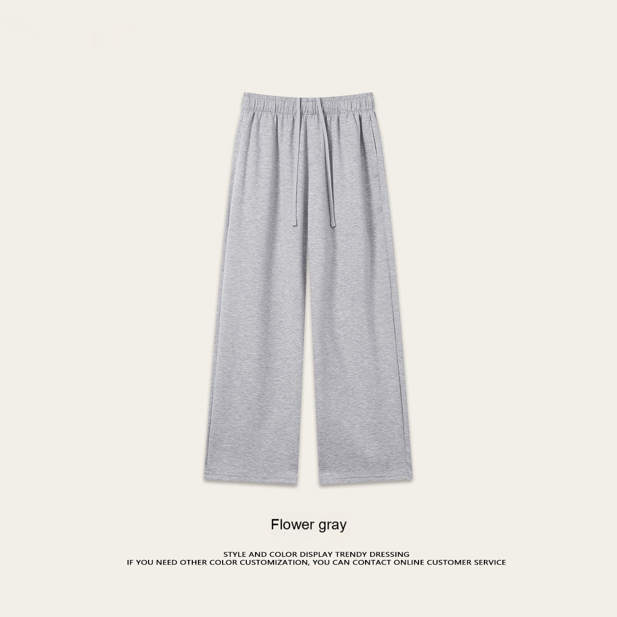 Mens Loose-fitting Casual Drawstring Sweatpants