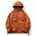 Fashion Solid Color Shell Jacket Men