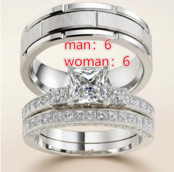 Fashionable  Minimalist  And Trendy Tungsten Steel Ring