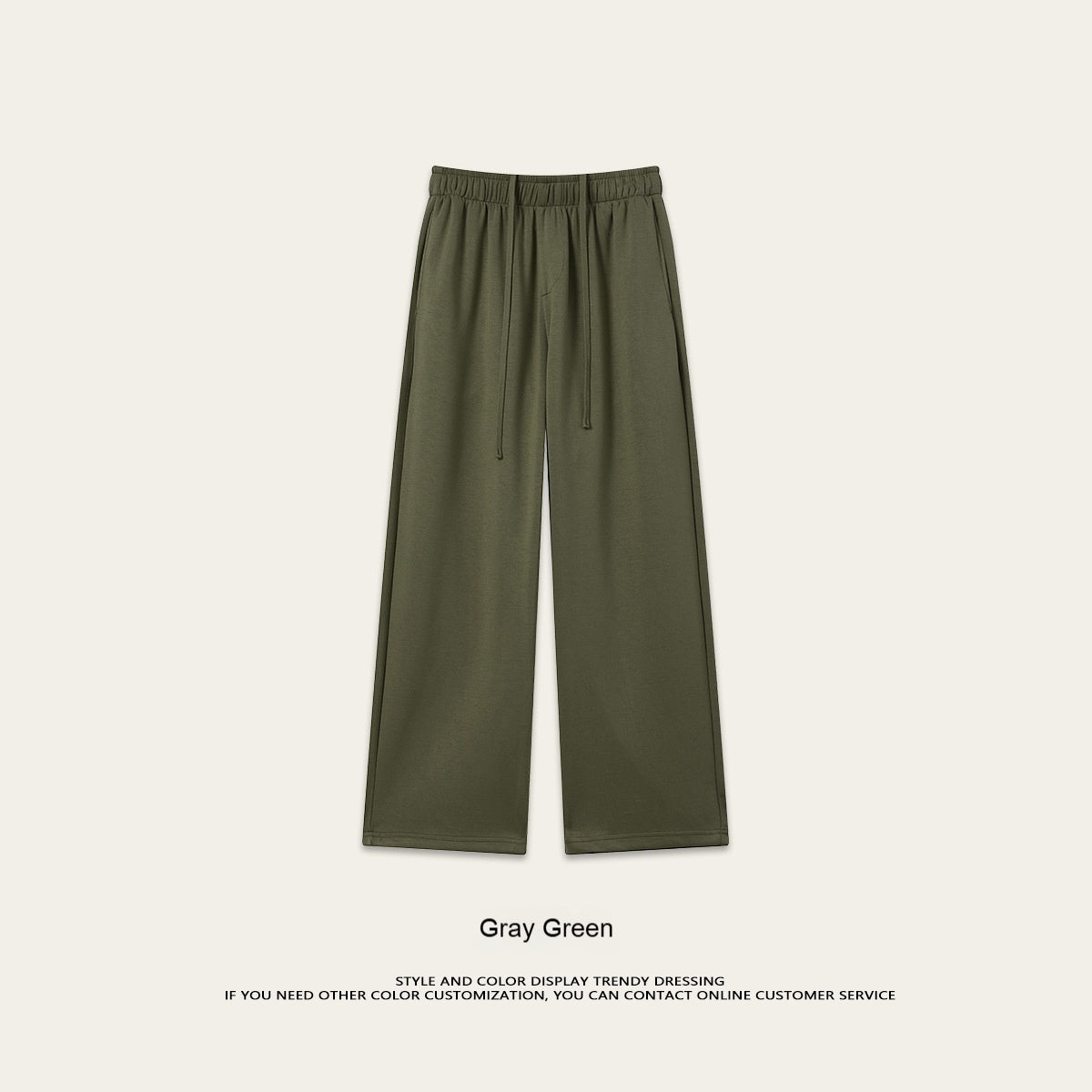 Mens Loose-fitting Casual Drawstring Sweatpants