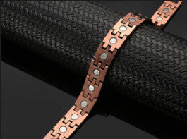 Fashionable Magnetic Energy Red Copper Bracelet Unisex Magnetic Red Copper Bracelet