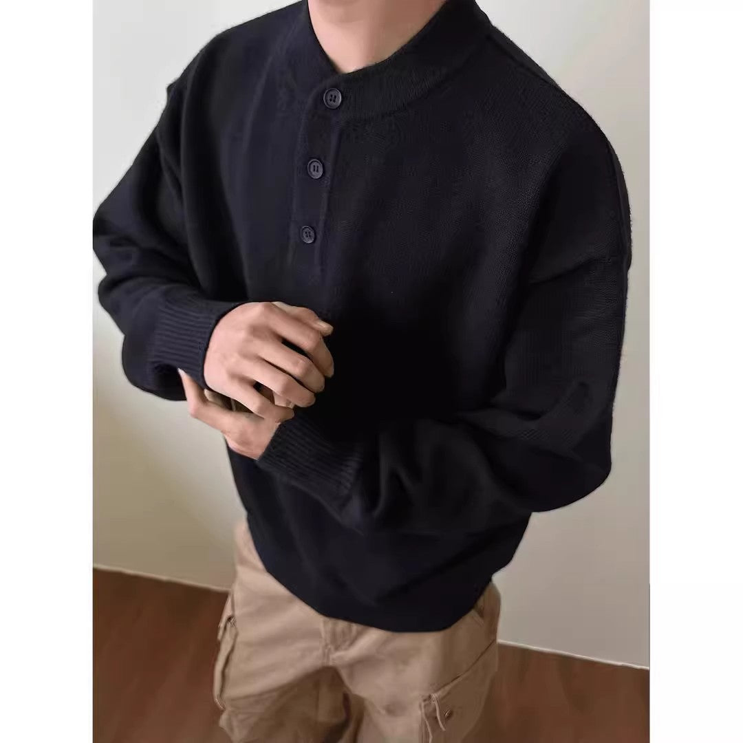 Mens Premium Laid-back Long-sleeve Top