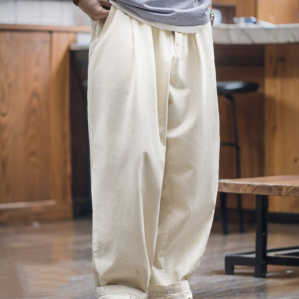 Loose Wide Leg Casual Pants For Men