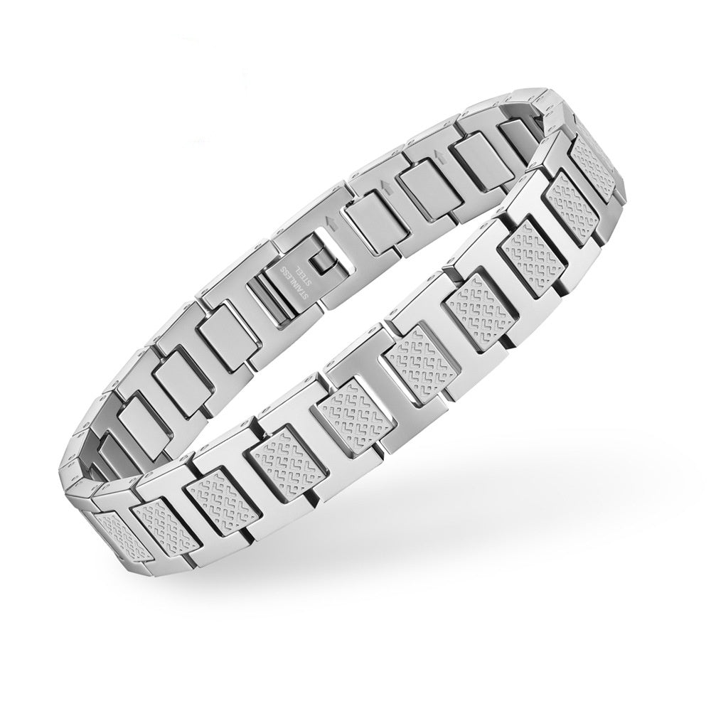 Advanced Patterned Germanium Stone Magnetic Therapy Bracelet