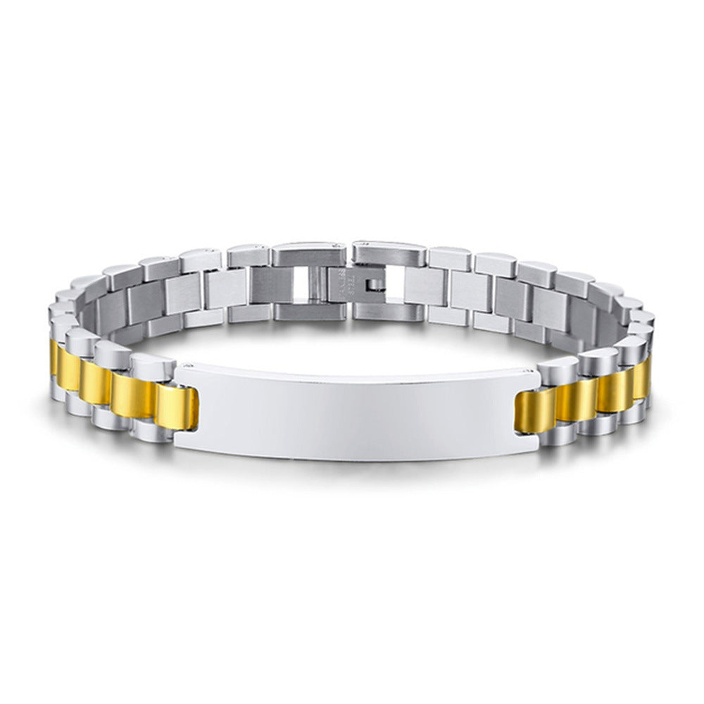 A Sleek Fashion Forward Alloy Bracelet