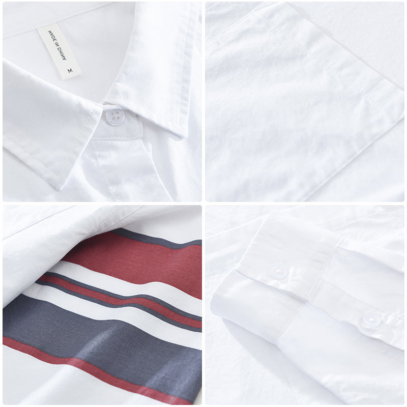 Mens Stylish Casual Versatile & Relaxed-fit Artistic Top