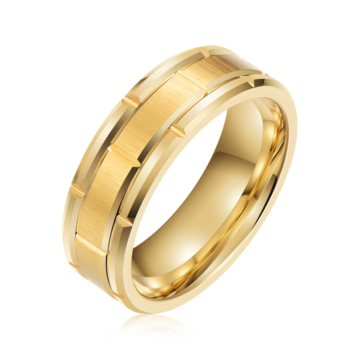 Fashionable  Minimalist  And Trendy Tungsten Steel Ring