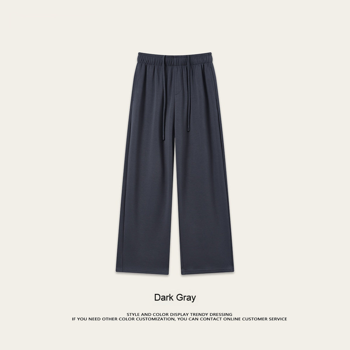 Mens Loose-fitting Casual Drawstring Sweatpants