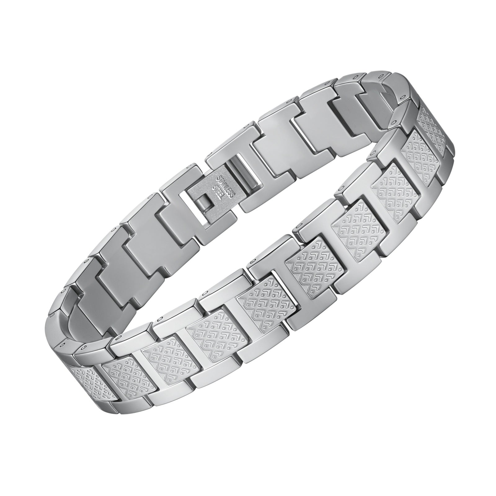Advanced Patterned Germanium Stone Magnetic Therapy Bracelet