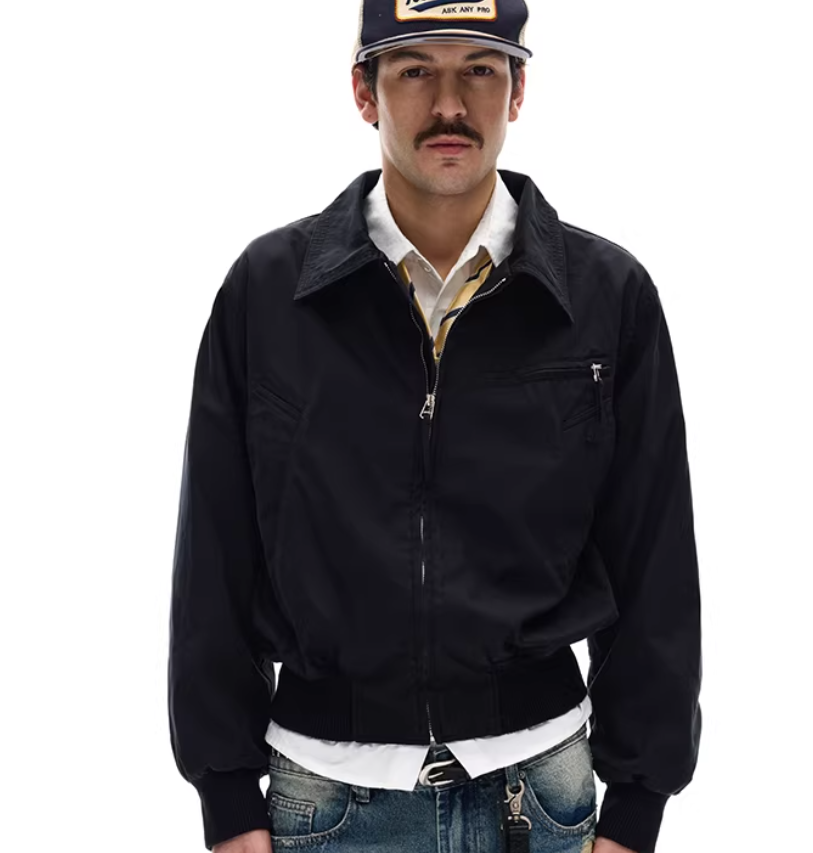 Mens American Style Minimalist Work Jacket
