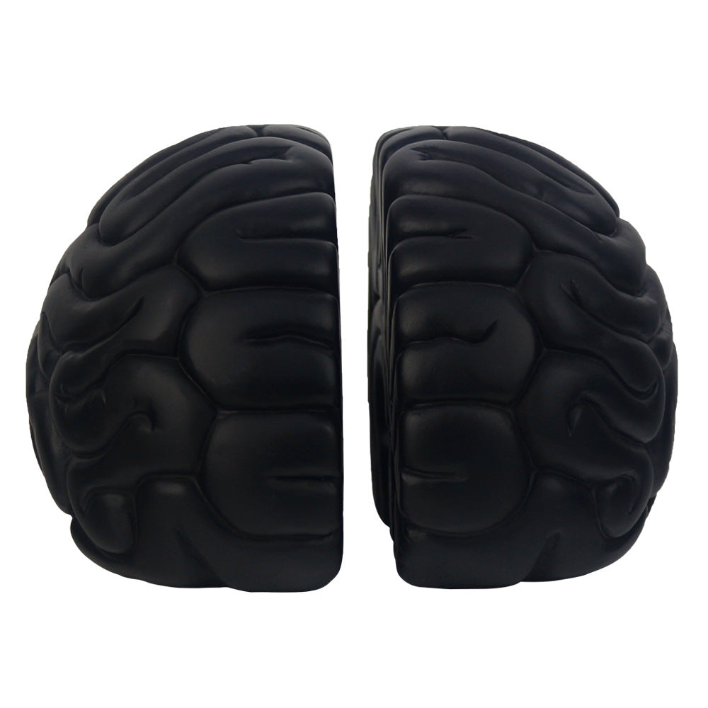 Book Brain Resin Crafted Office Decoration