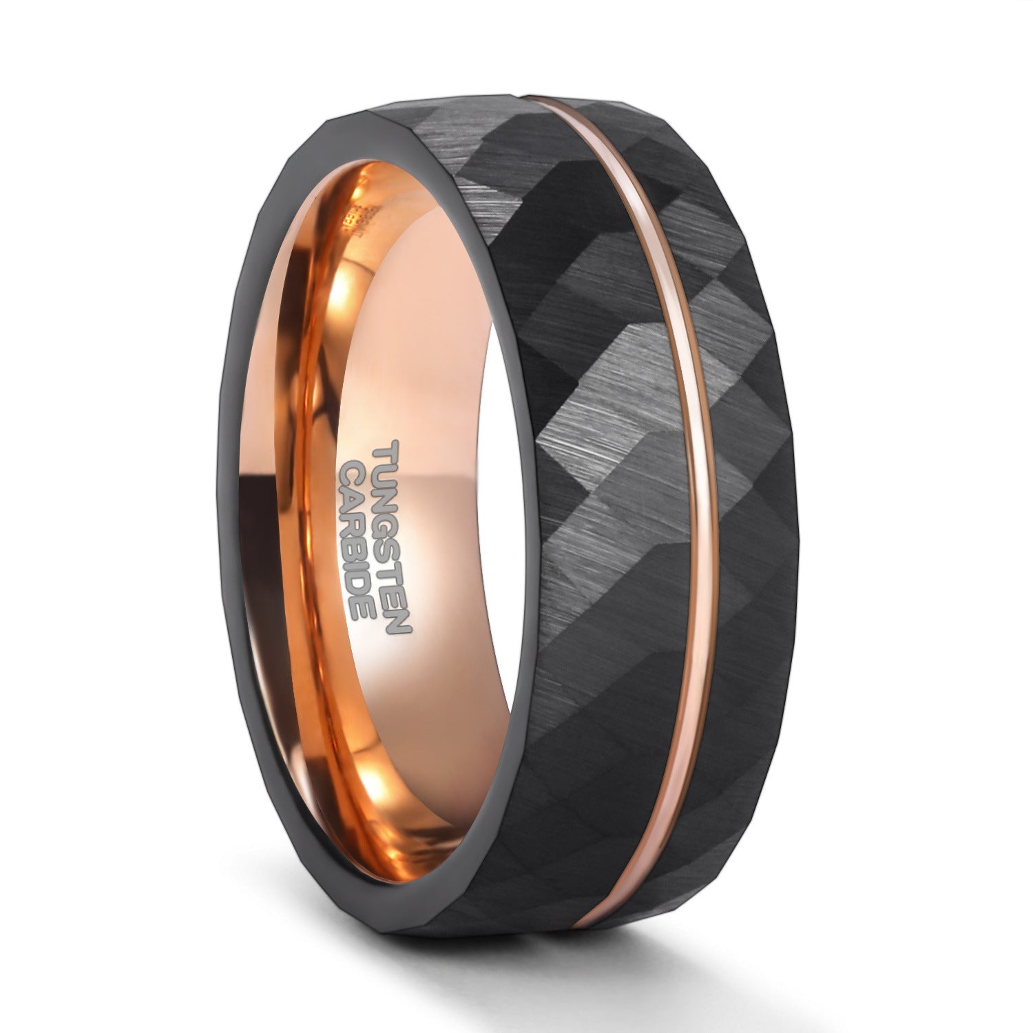 Fashion Simple Men's Women's Tungsten Steel Ring