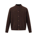 Mens Casual Halfcollar Buttonup Cardigan Sweater