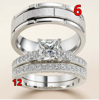 Fashionable  Minimalist  And Trendy Tungsten Steel Ring