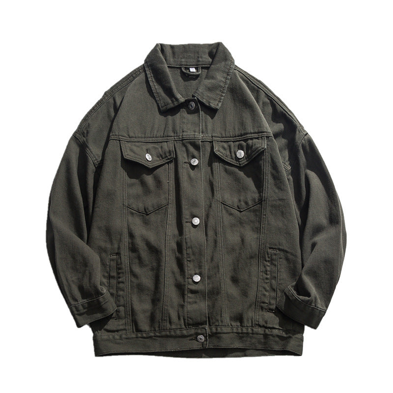 Mens Stylish Casual Retro Denim Jacket